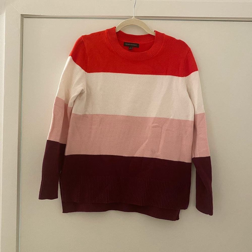 Banana republic block color sweater